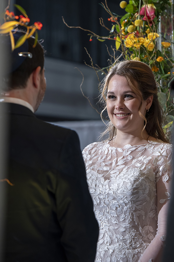 Jewish wedding ceremony at Hudson House wedding in Jersey City