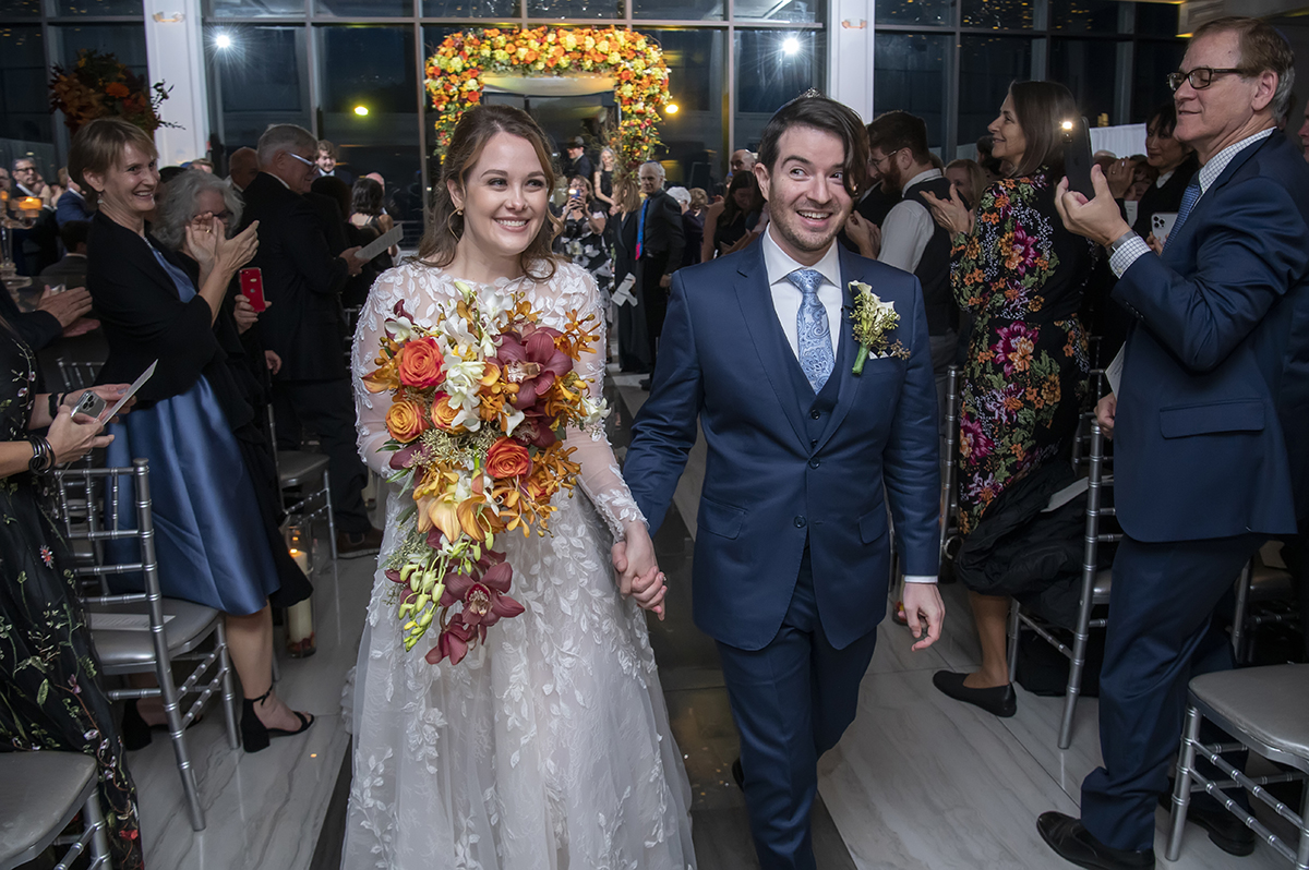 Jewish wedding ceremony at Hudson House wedding in Jersey City