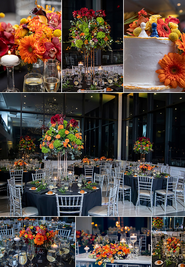 wedding reception at Hudson House wedding in Jersey City