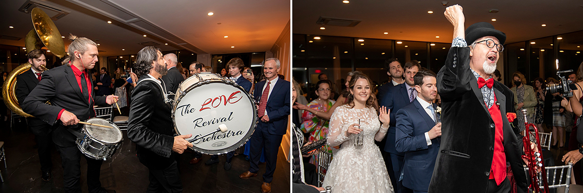 wedding reception at Hudson House wedding in Jersey City