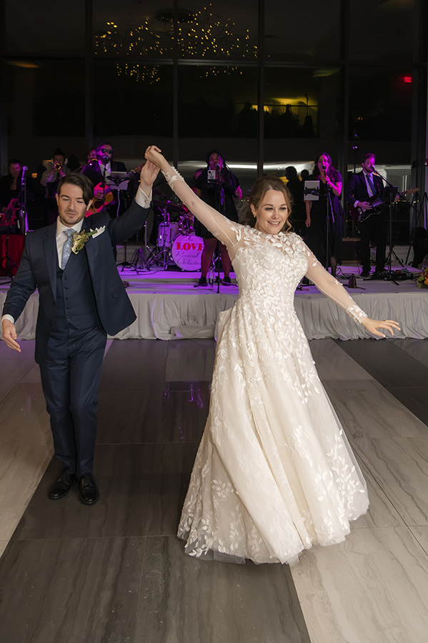 wedding reception at Hudson House wedding in Jersey City