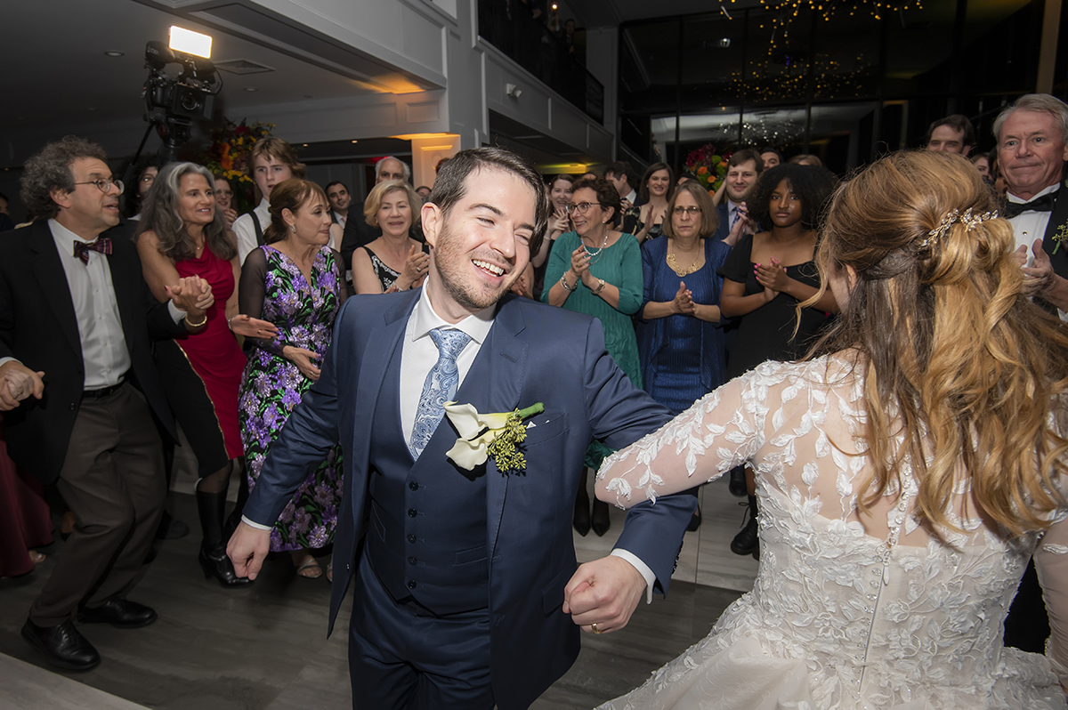 wedding reception at Hudson House wedding in Jersey City
