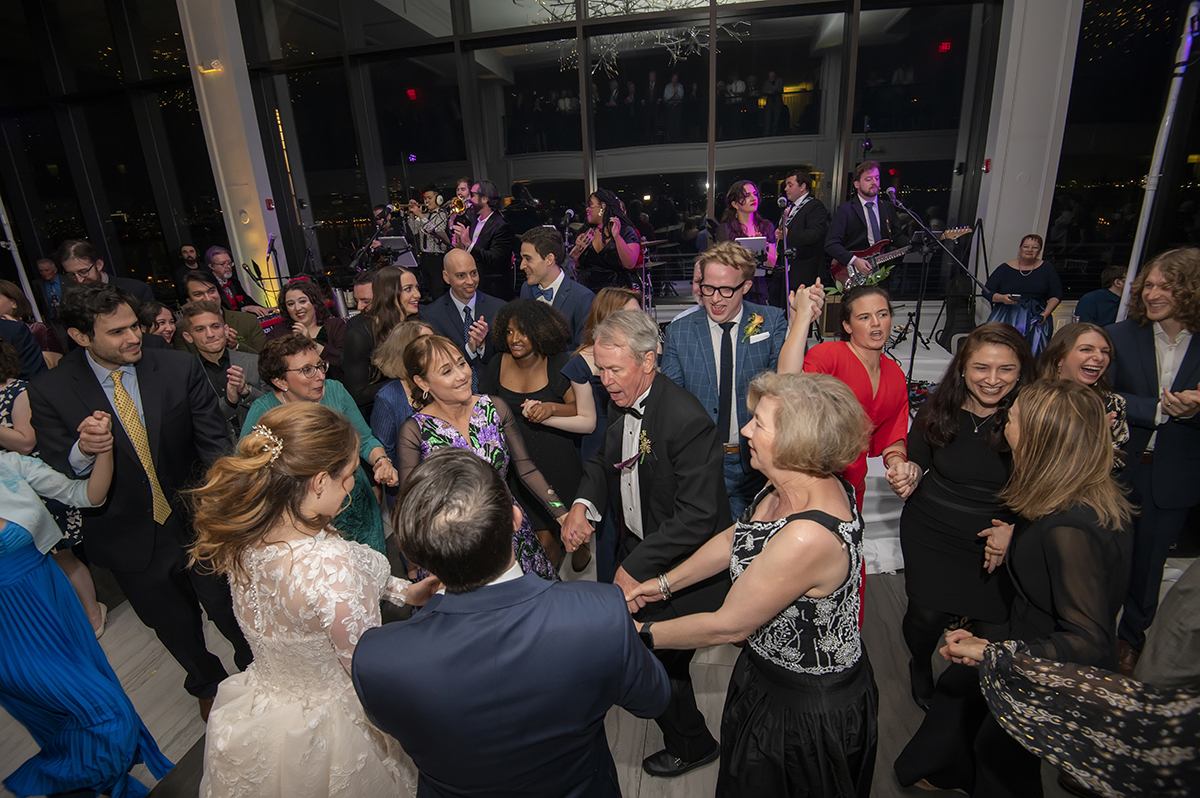 wedding reception at Hudson House wedding in Jersey City
