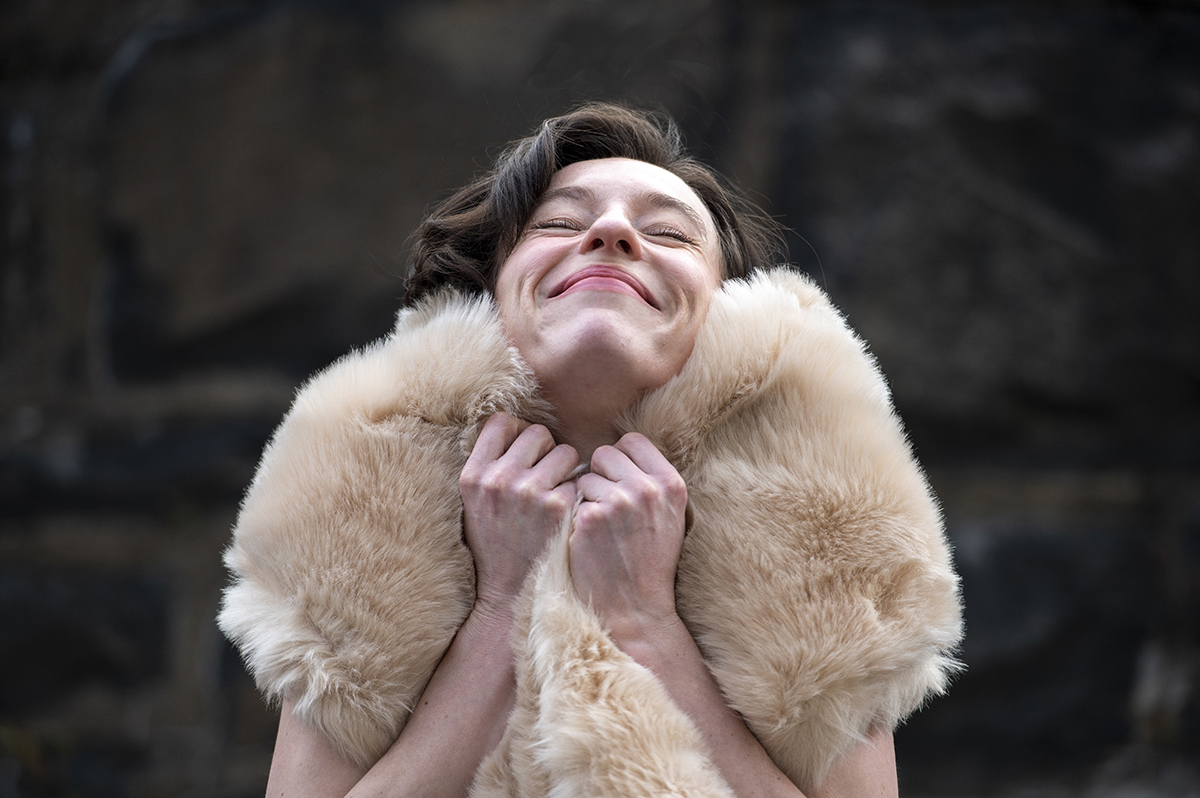 bride on their wedding day at Corto in Jersey City. LGBTQ wedding photos