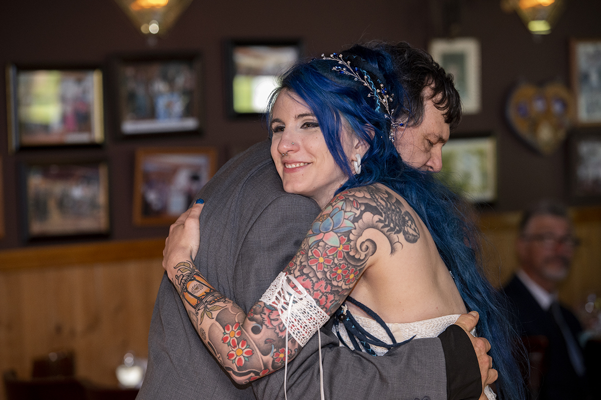 wedding reception at Riedlbauer’s Resort in the Catskills. LGBTQ wedding