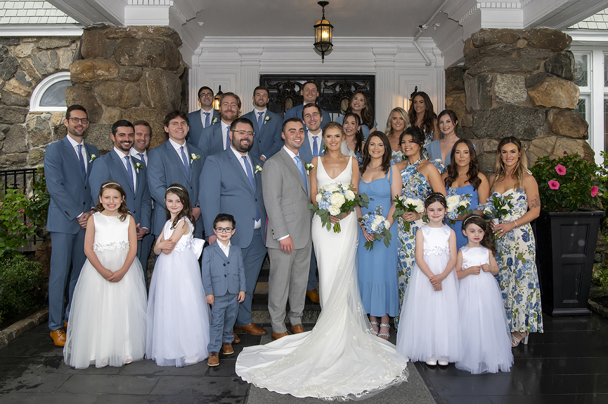 wedding party portraits at Orienta Beach Club