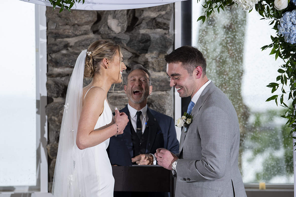 Orienta Beach Club Wedding ceremony photos