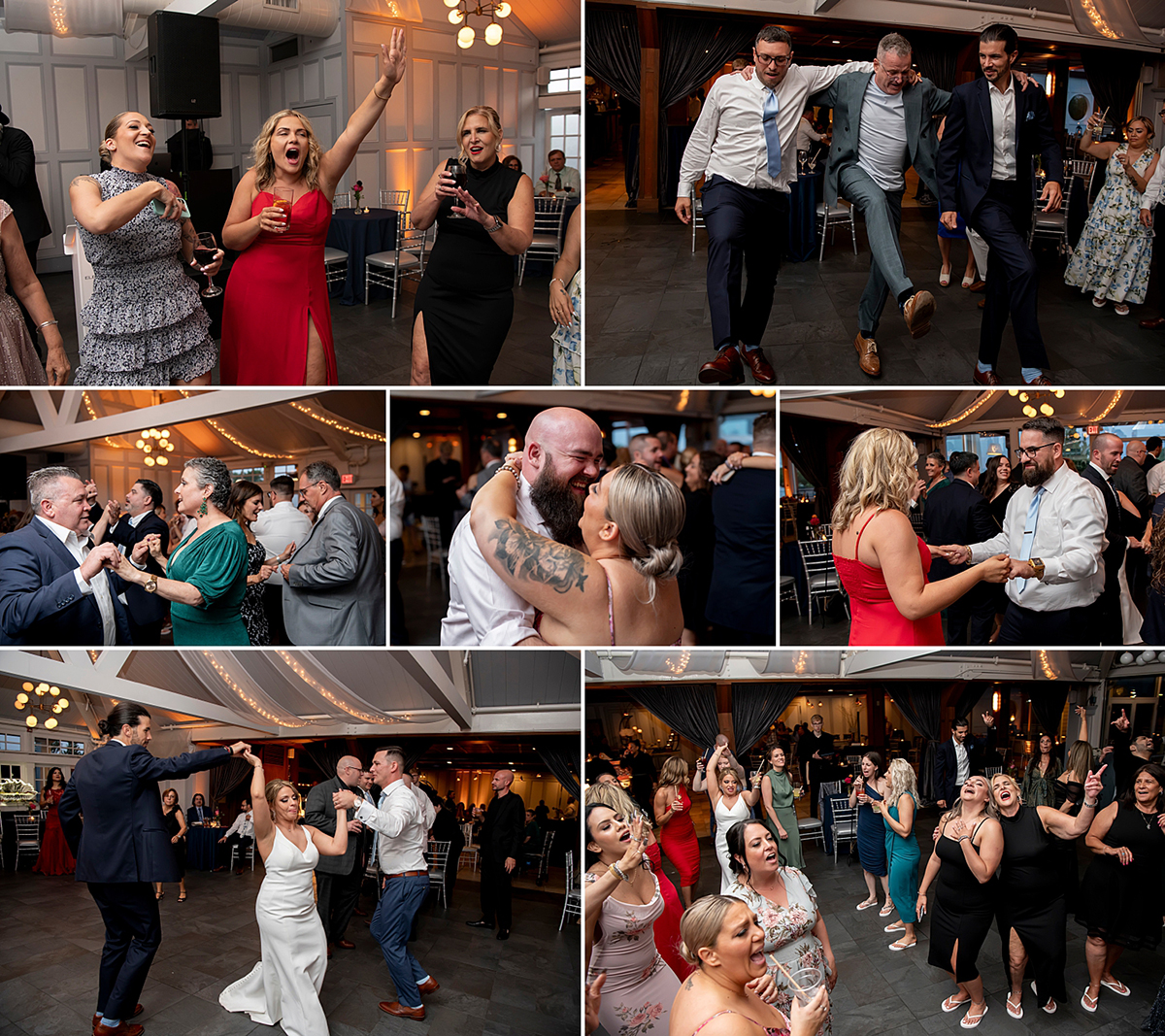 wedding reception at Liberty House in Jersey City