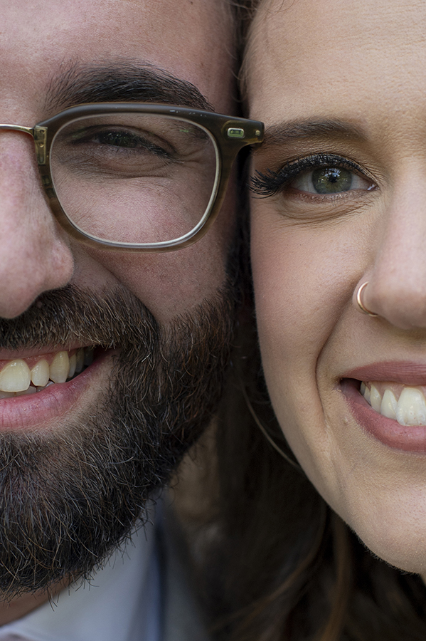 bride and groom on their wedding day at Stone House at Stirling Ridge