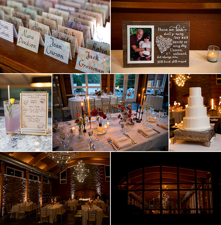 fall jewish wedding at Stone House at Stirling Ridge