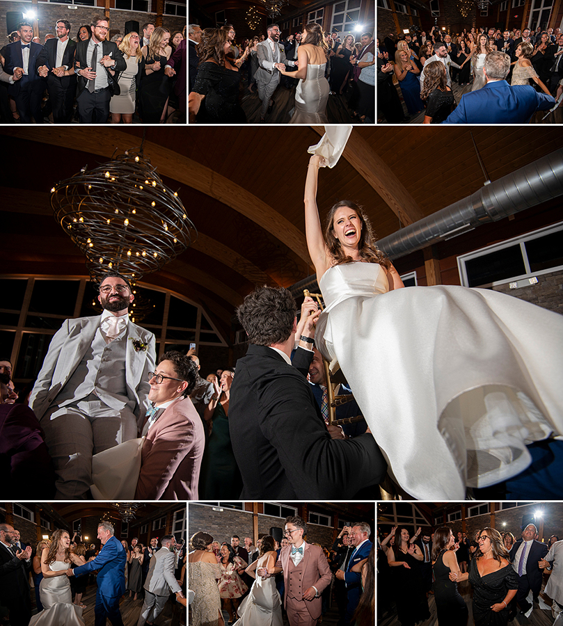 hora at wedding at Stone House at Stirling Ridge