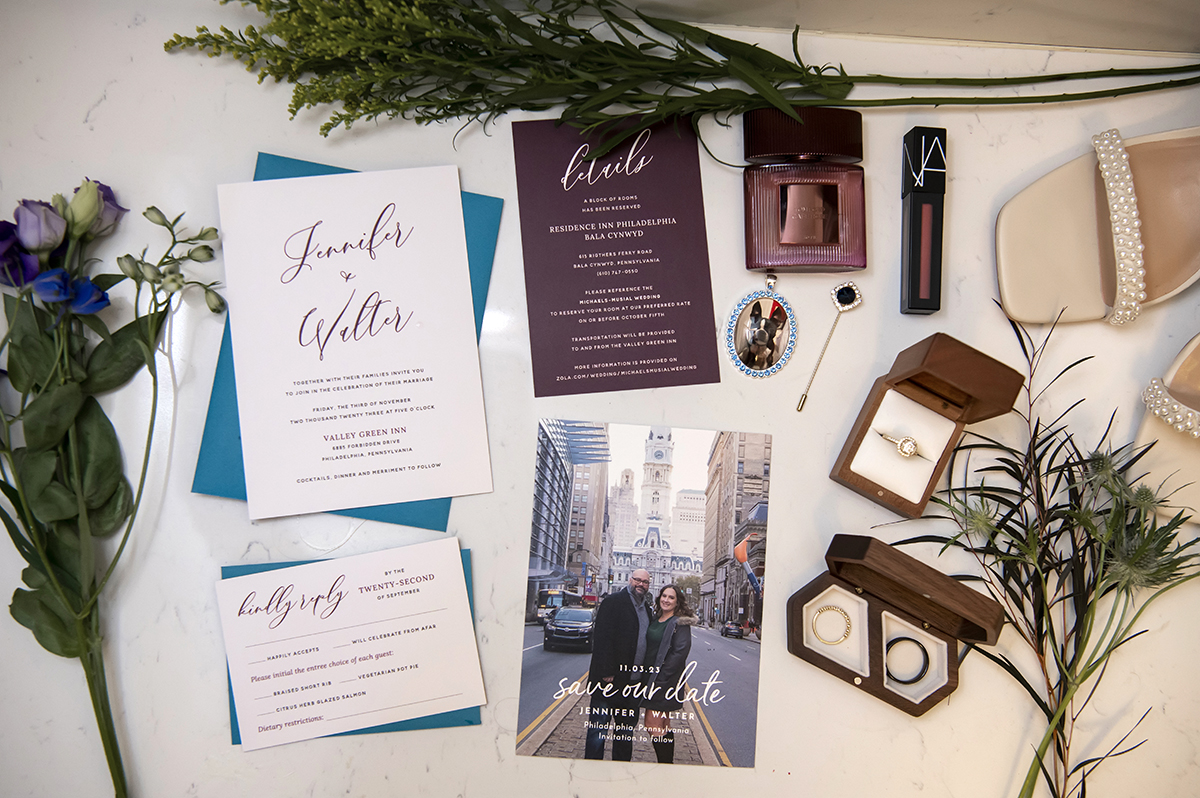 wedding day details for Valley Green Inn wedding