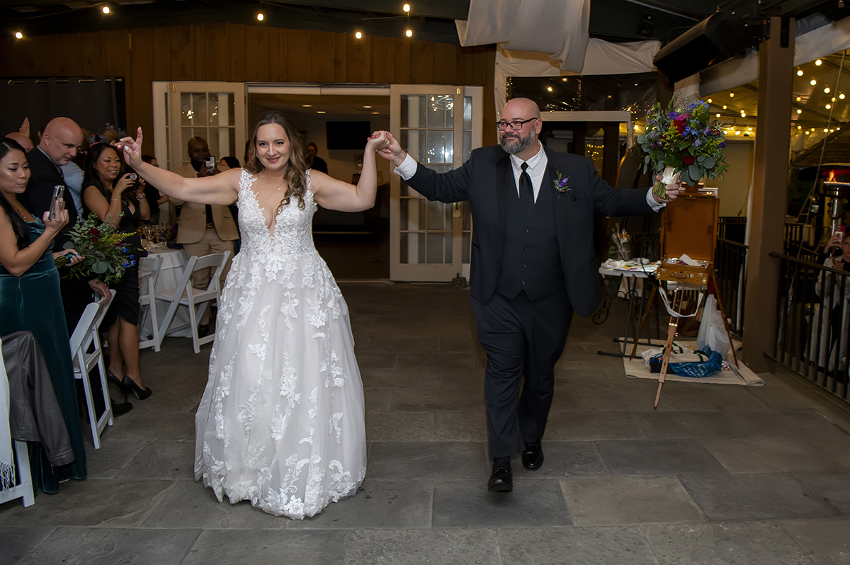 wedding reception at Valley Green Inn wedding