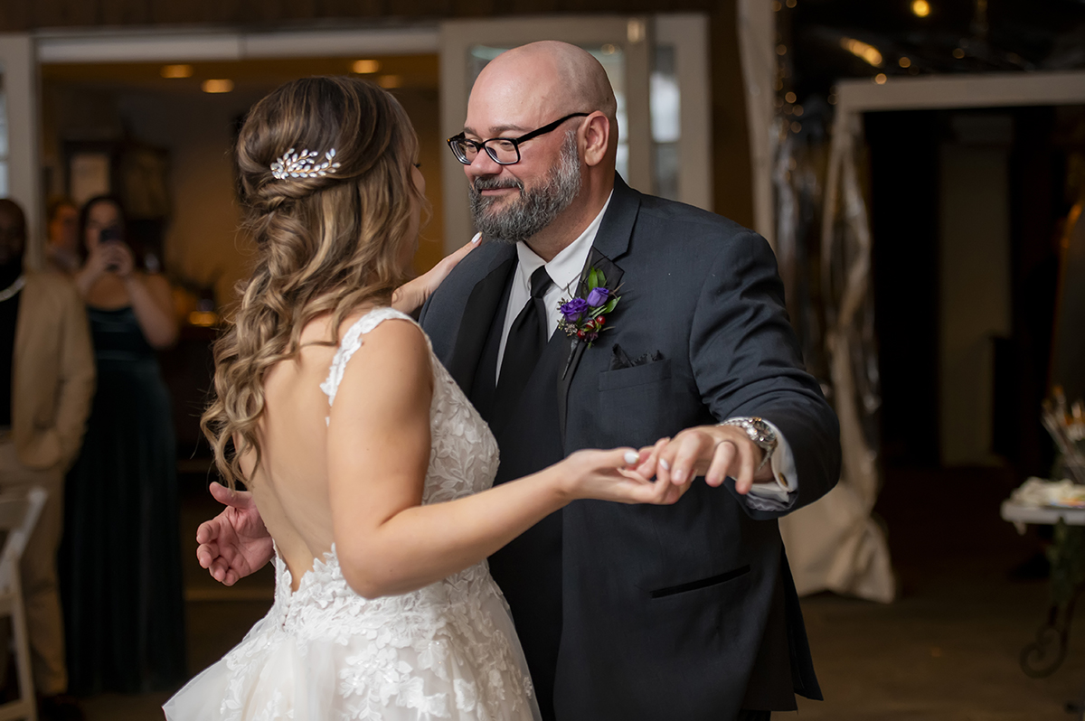 wedding reception at Valley Green Inn wedding