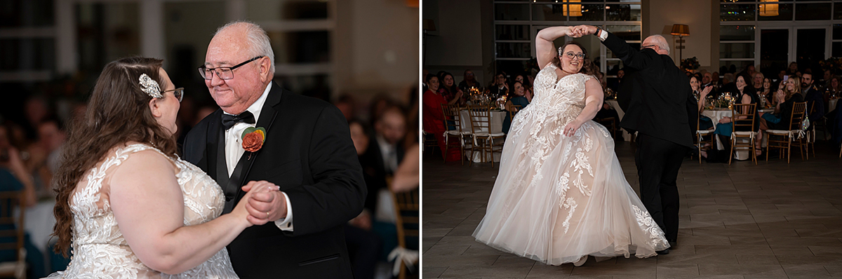 winter wedding reception at Stone House at Stirling Ridge. LGBTQ wedding