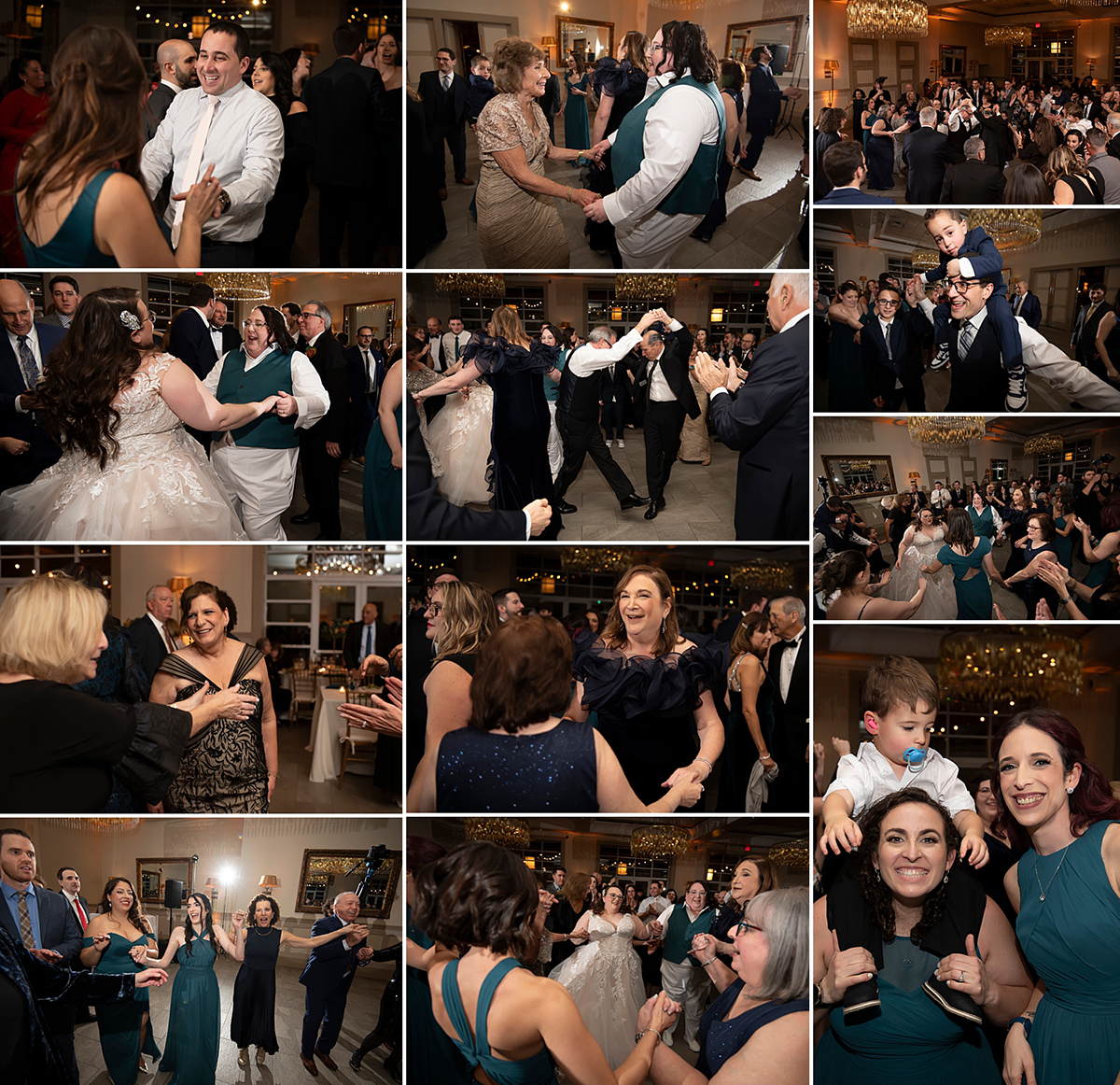 winter wedding reception at Stone House at Stirling Ridge. LGBTQ wedding