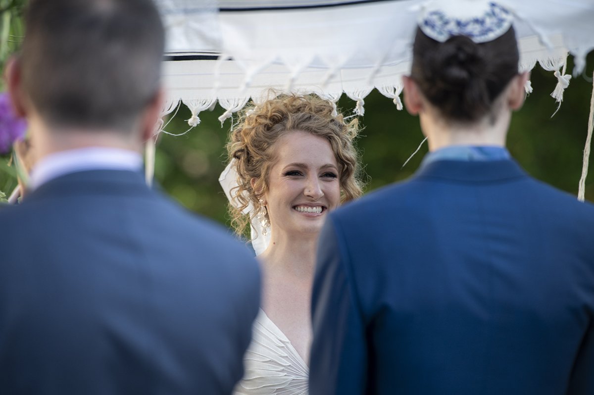 jewish wedding ceremony at Prospect Park Boathouse in Brooklyn
