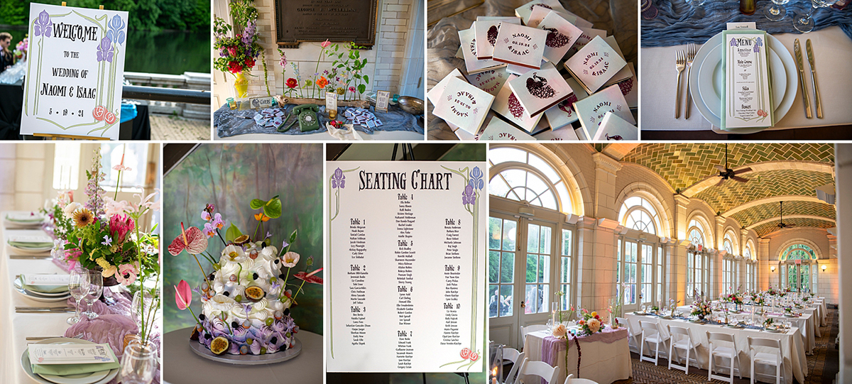 wedding reception at Prospect Park Boathouse in Brooklyn