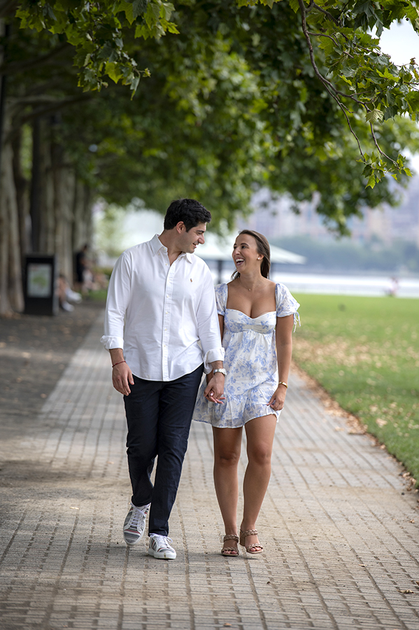 proposal at Pier A in Hoboken