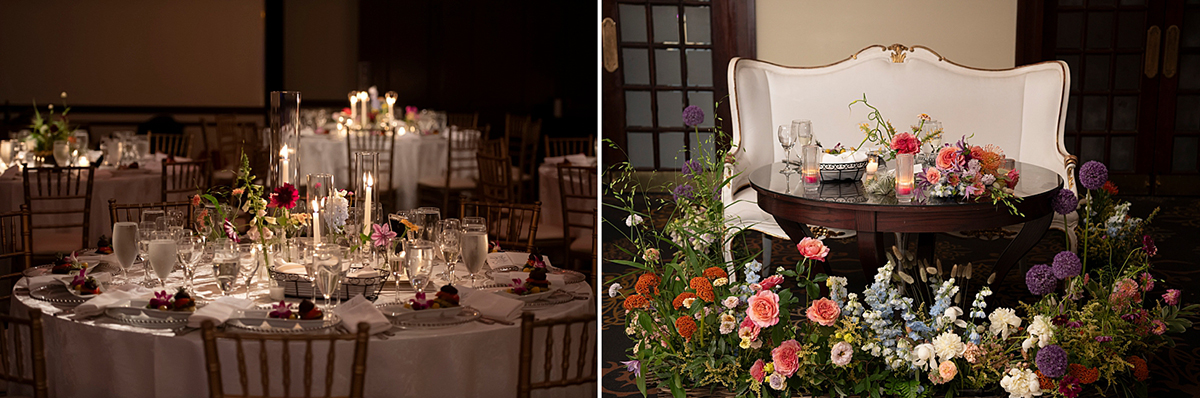 wedding reception at Temple Emanu-El of Closter