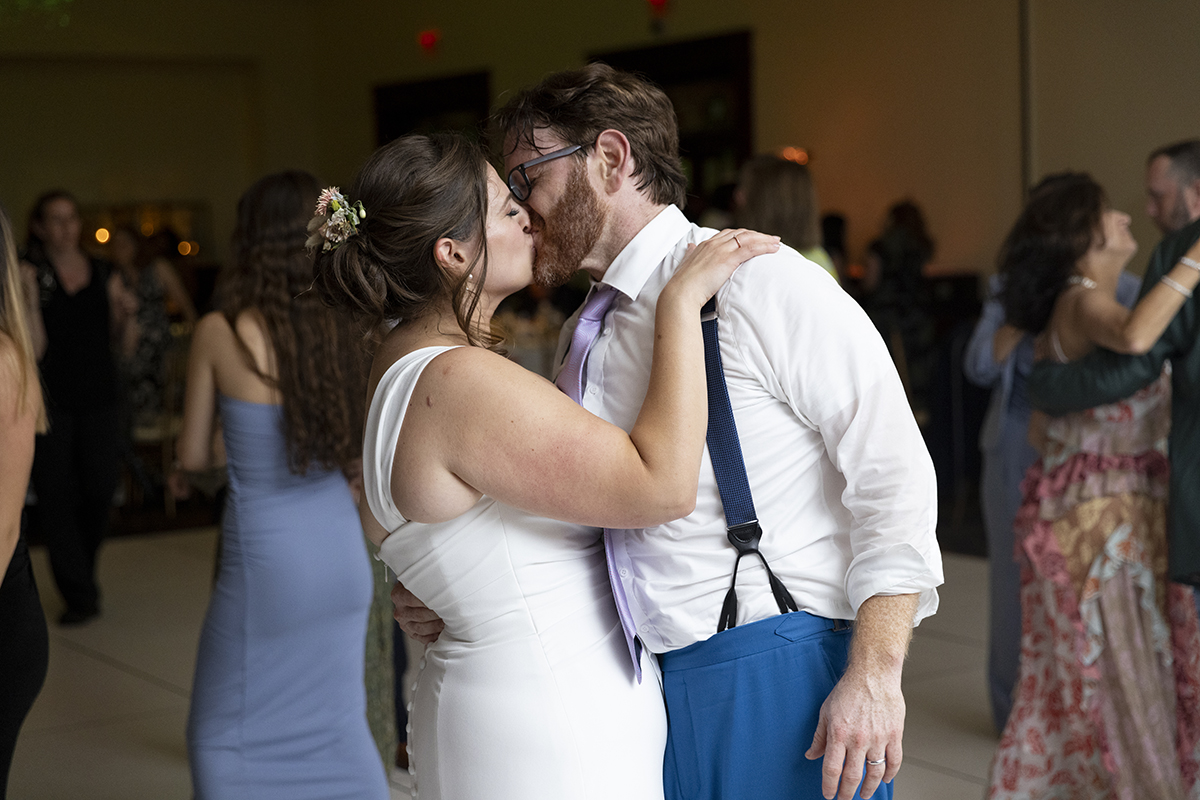 wedding reception at Temple Emanu-El of Closter