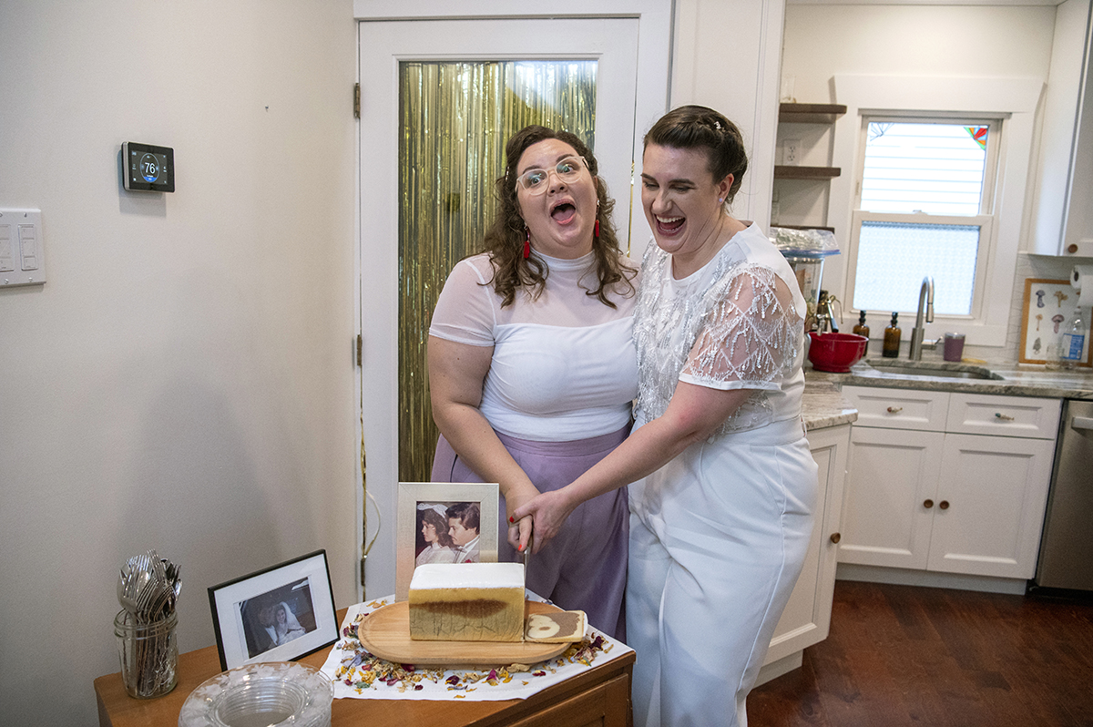 New Jersey backyard wedding reception