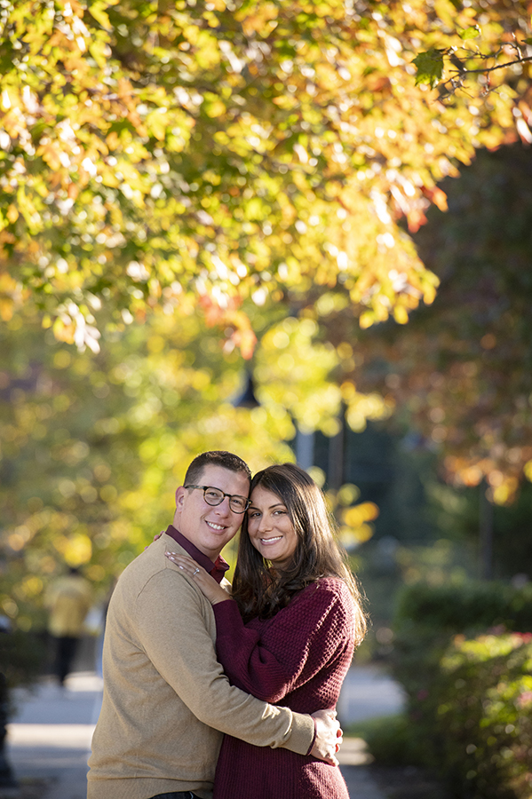 Hoboken Fall Engagement Photos | Hoboken Wedding Photographer | Erika + Jeremy