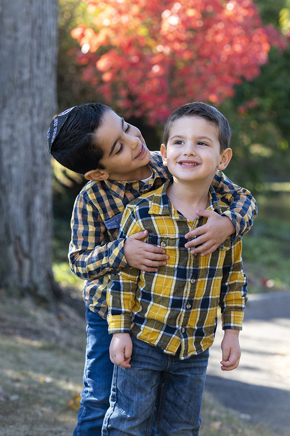 Memorial Park Fall Family Photos | Maplewood Family Photographer | B Family