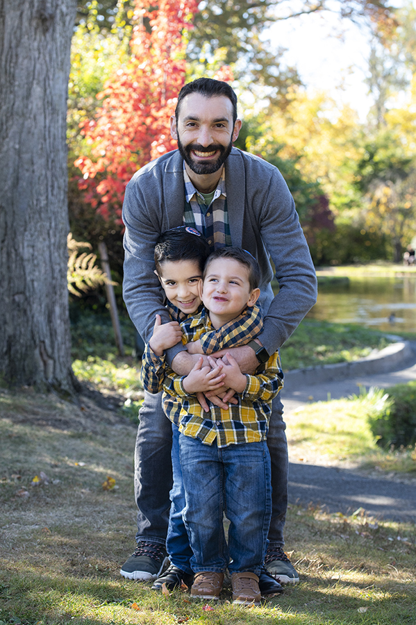 Memorial Park Fall Family Photos | Maplewood Family Photographer | B Family