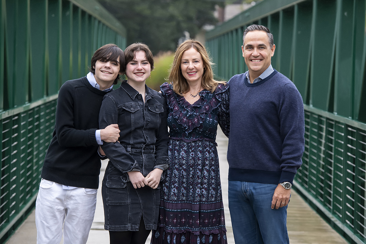 Bruce Park Fall Family Photos | Greenwich Family Photographer | L Family