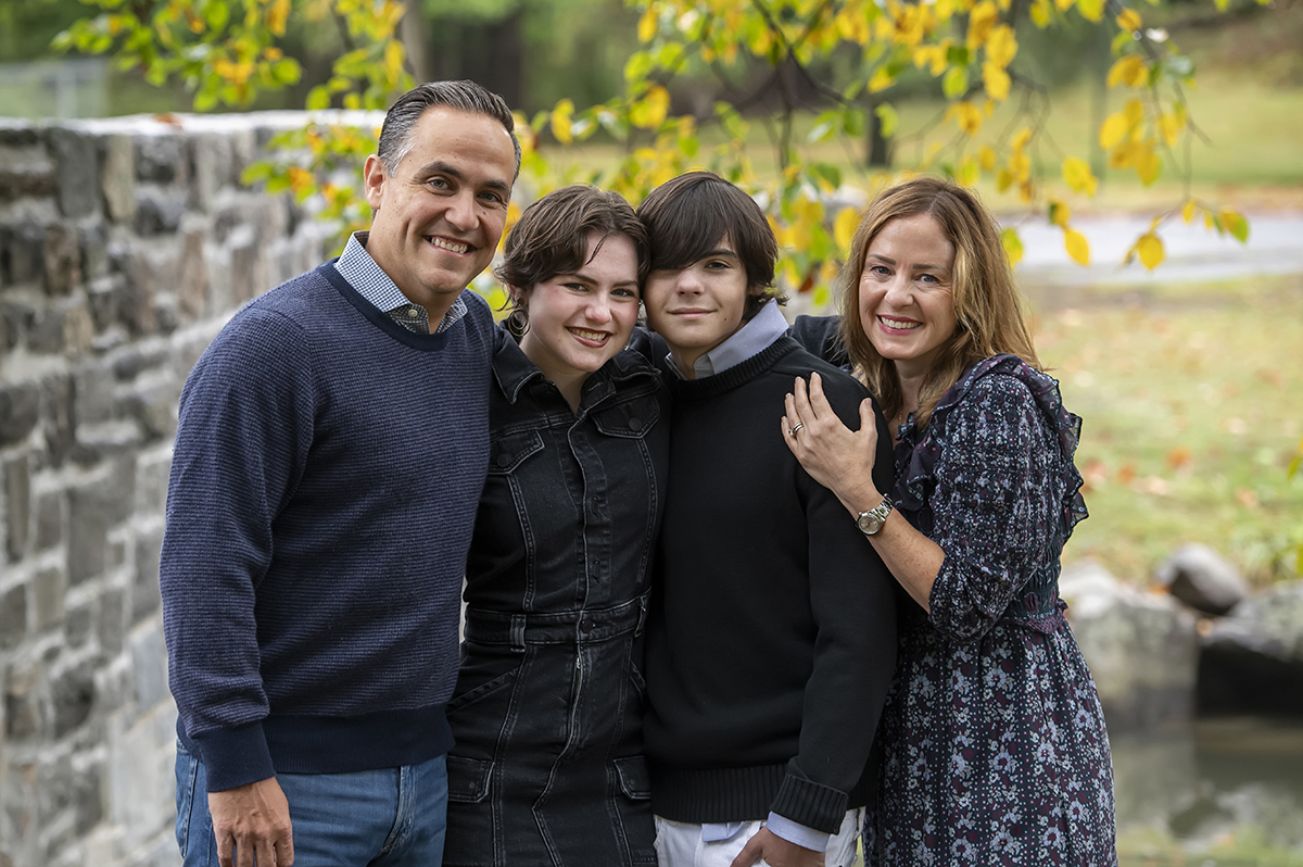 Bruce Park Fall Family Photos | Greenwich Family Photographer | L Family
