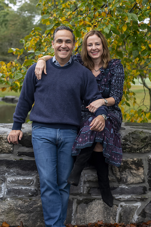 Bruce Park Fall Family Photos | Greenwich Family Photographer | L Family