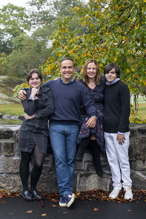 Bruce Park Fall Family Photos | Greenwich Family Photographer | L Family
