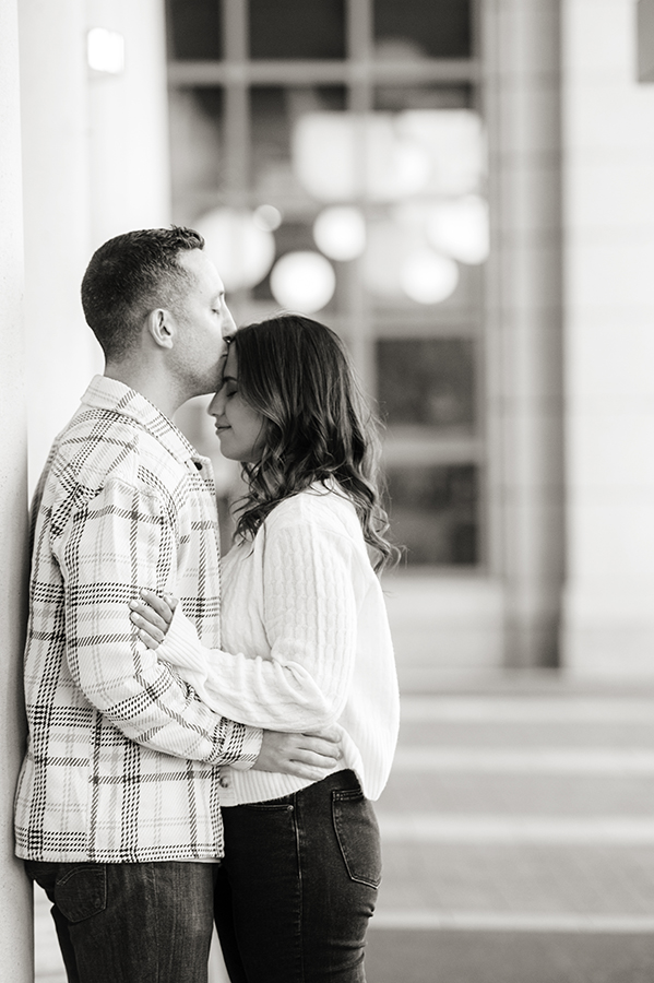 Jersey City engaged couple