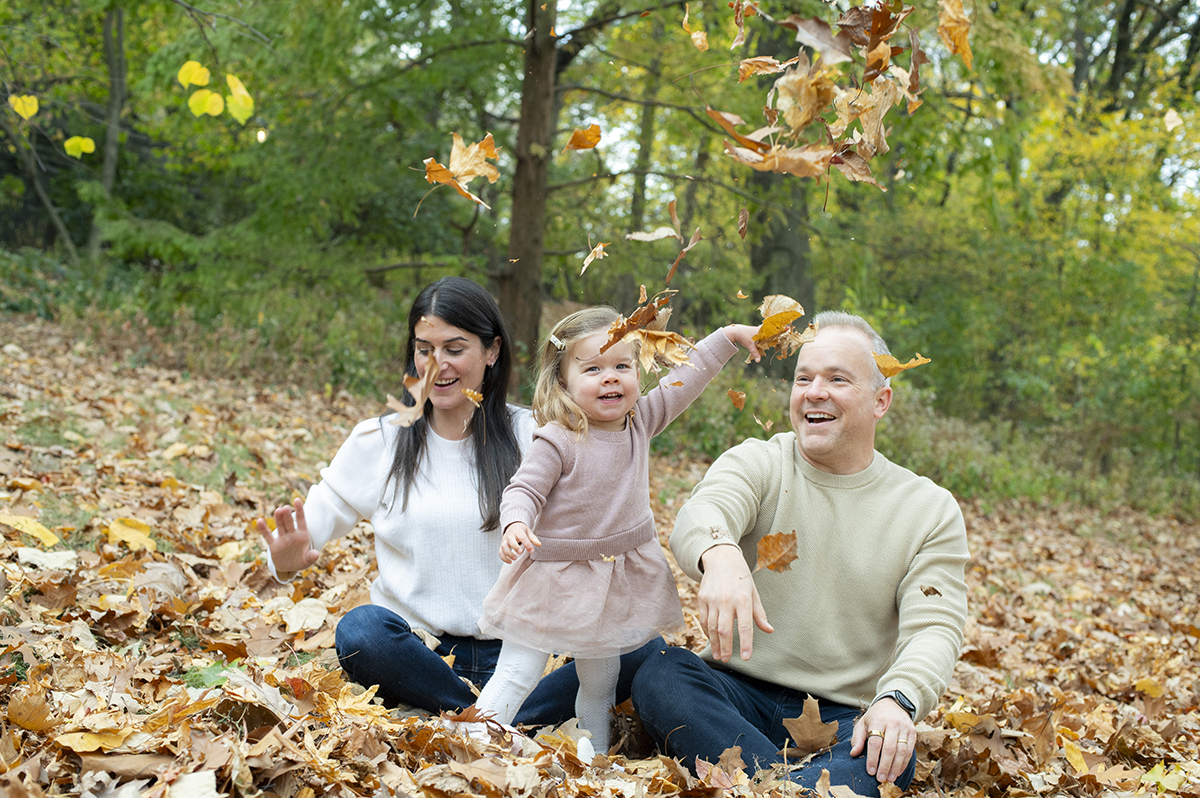 Riverside Park Fall Family Photos | NYC Family Photographer | Maya