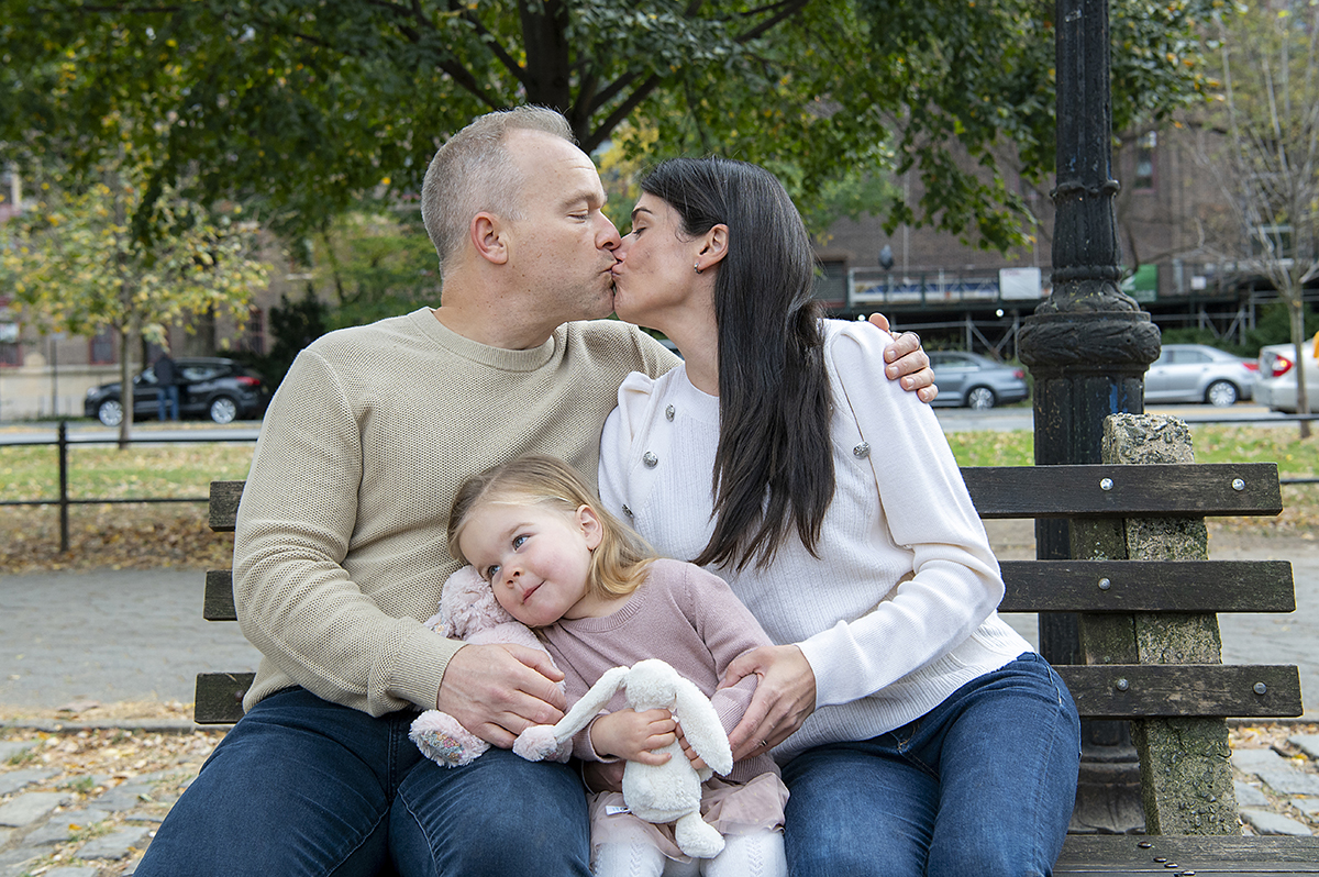 Riverside Park Fall Family Photos | NYC Family Photographer | Maya