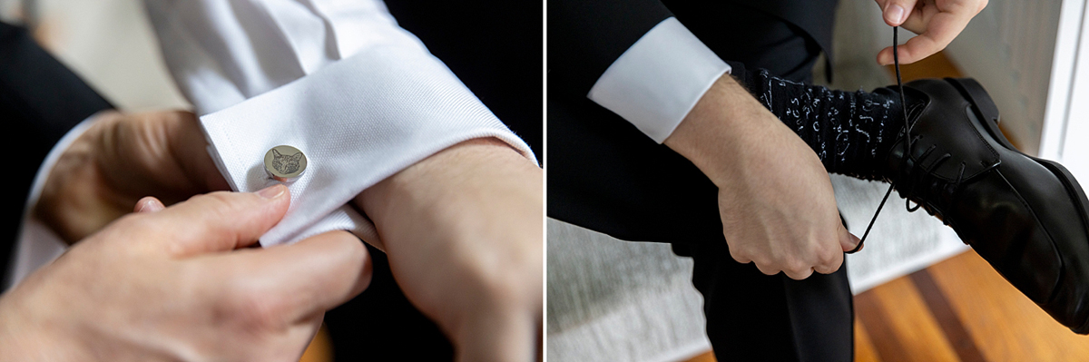 wedding day details for wedding at Stone House at Stirling Ridge