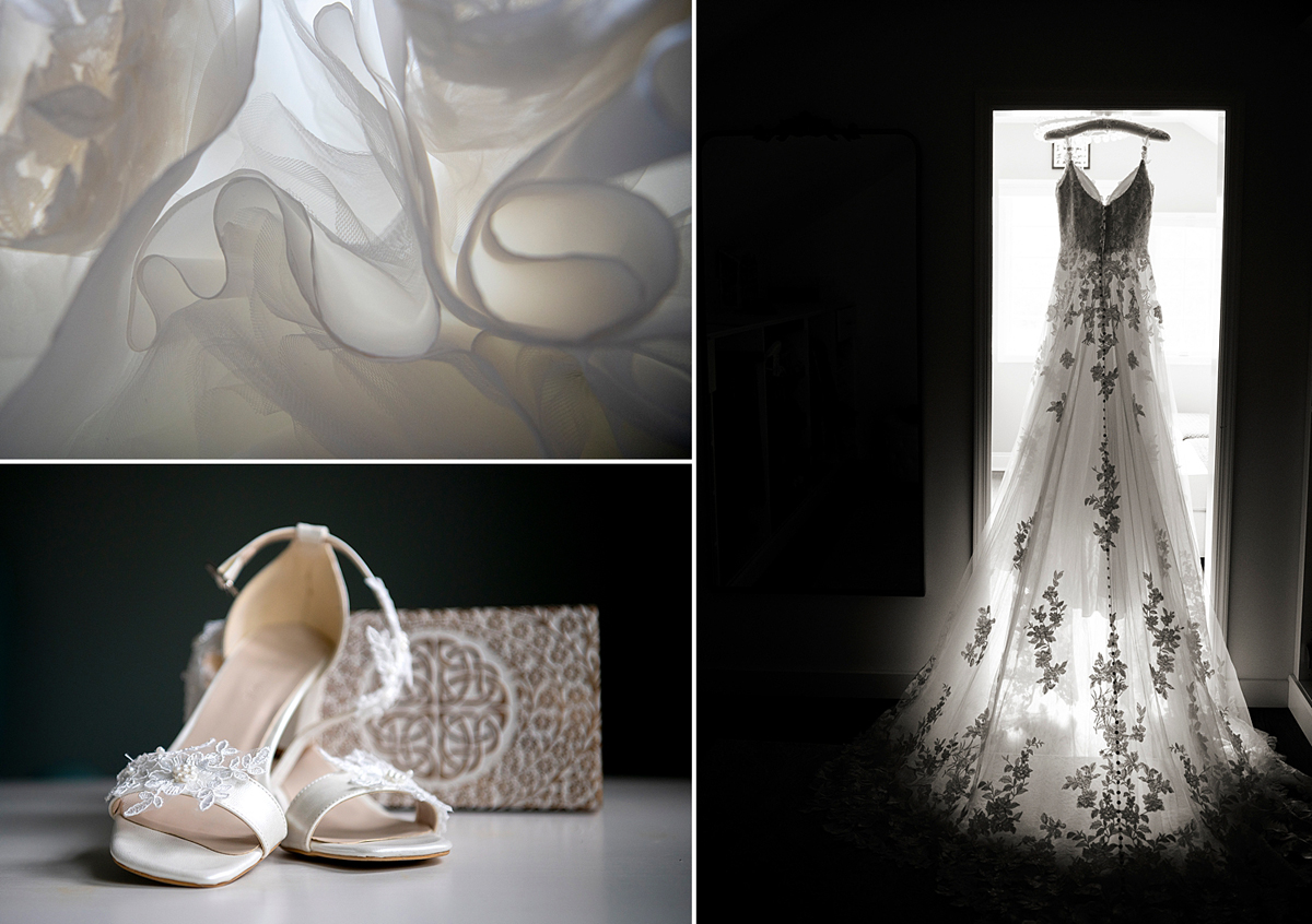 wedding day details for wedding at Stone House at Stirling Ridge