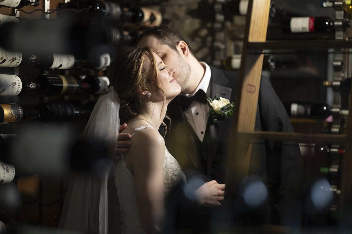 bride and groom portraits at Stone House at Stirling Ridge wedding