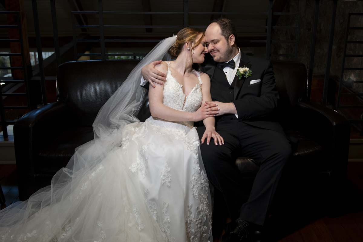 bride and groom portraits at Stone House at Stirling Ridge wedding