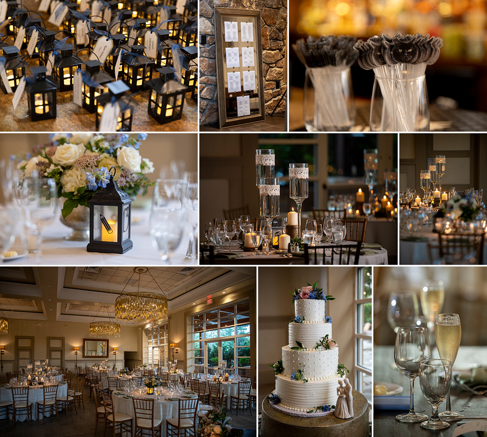 wedding reception at Stone House at Stirling Ridge