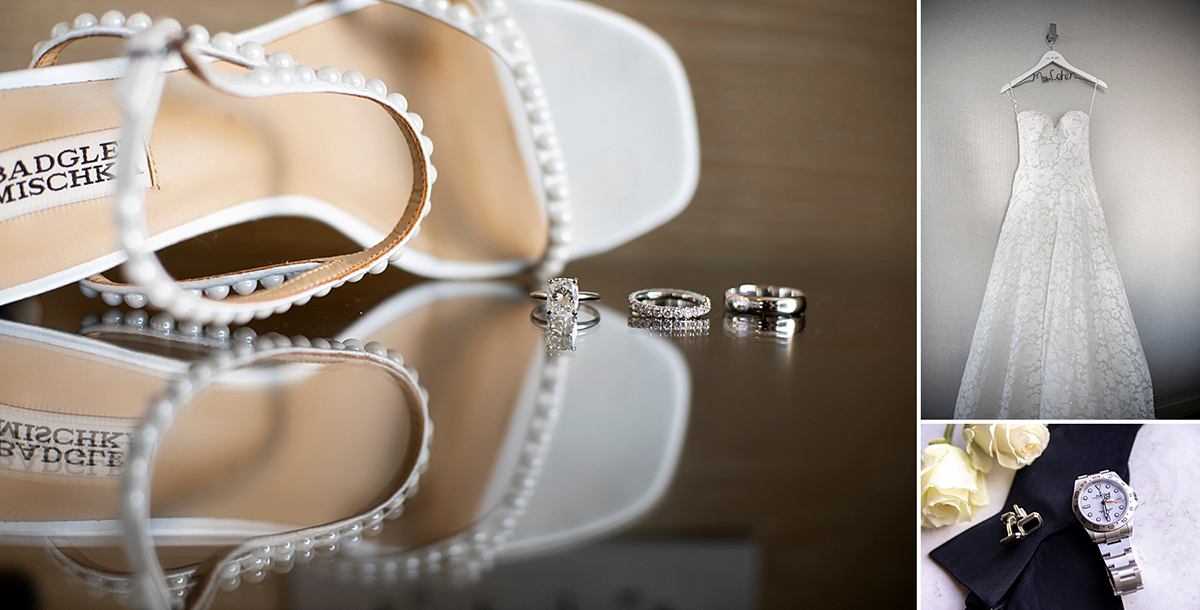 wedding day details for Hudson House wedding