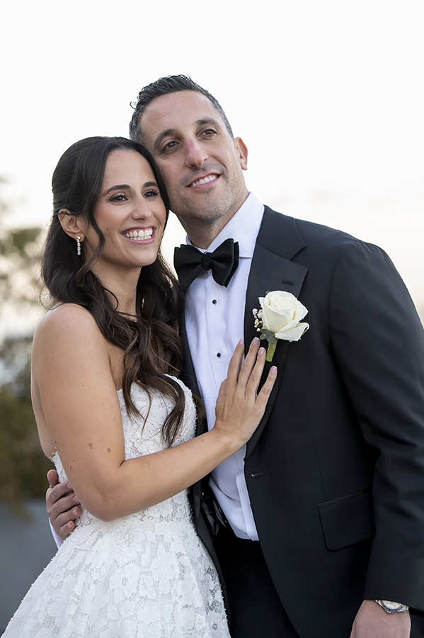 bride and groom portraits at Hudson House wedding in Jersey City