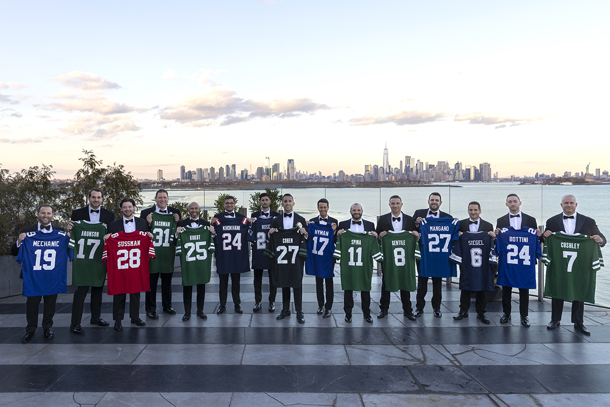 wedding party at Hudson House wedding in Jersey City