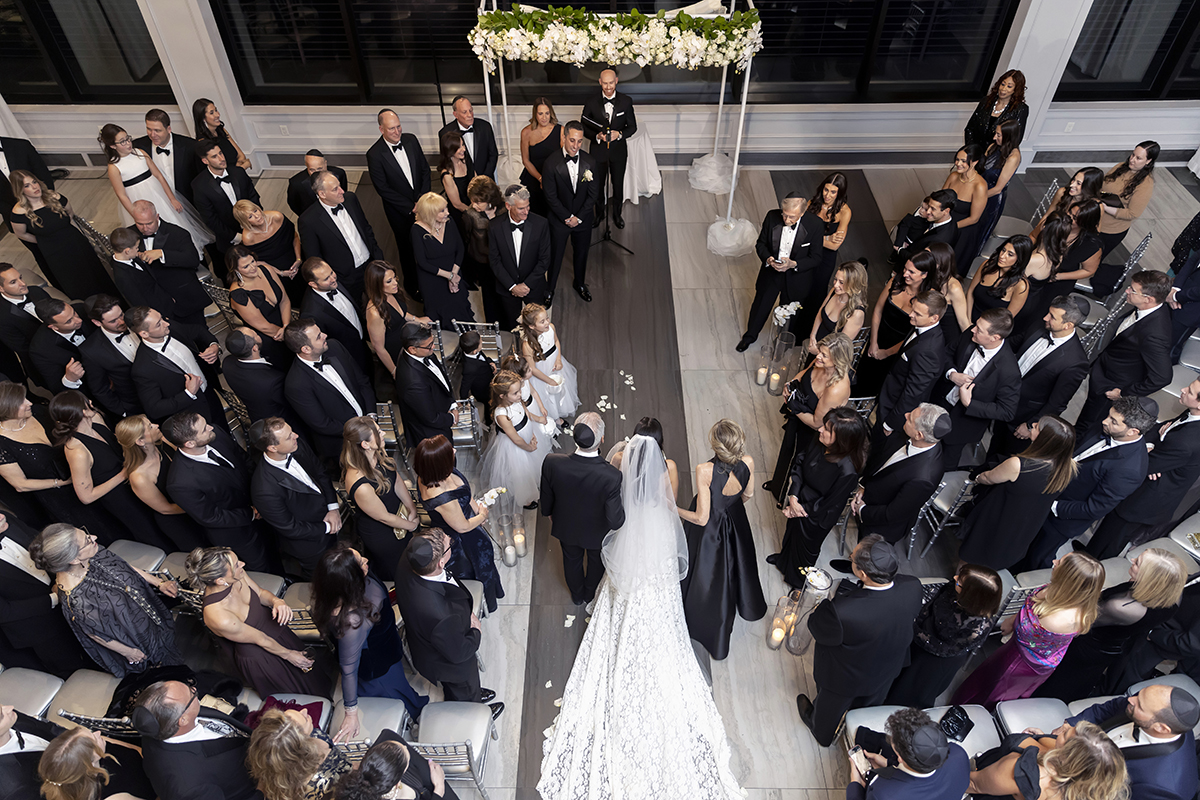 Jewish ceremony at Hudson House wedding