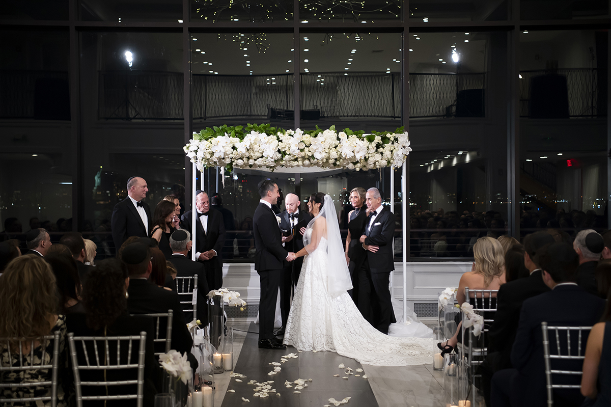 Jewish ceremony at Hudson House wedding