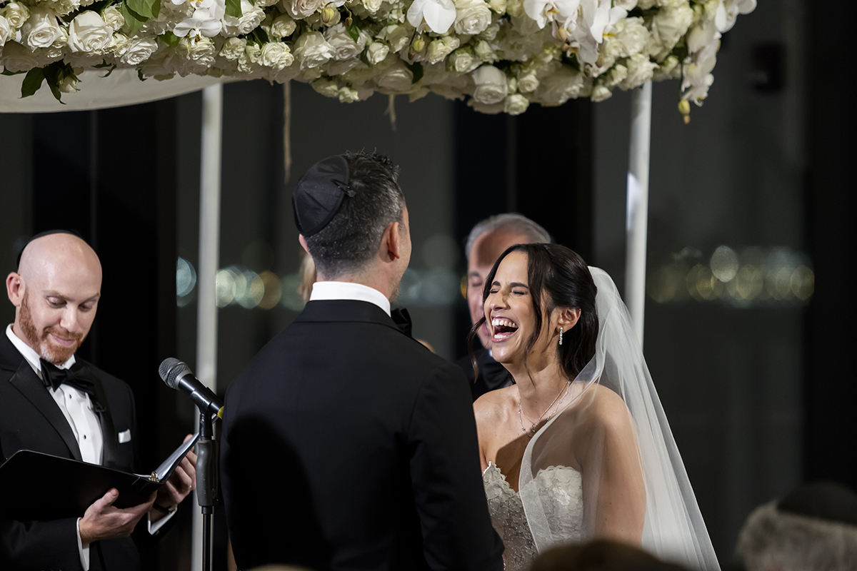 Jewish ceremony at Hudson House wedding
