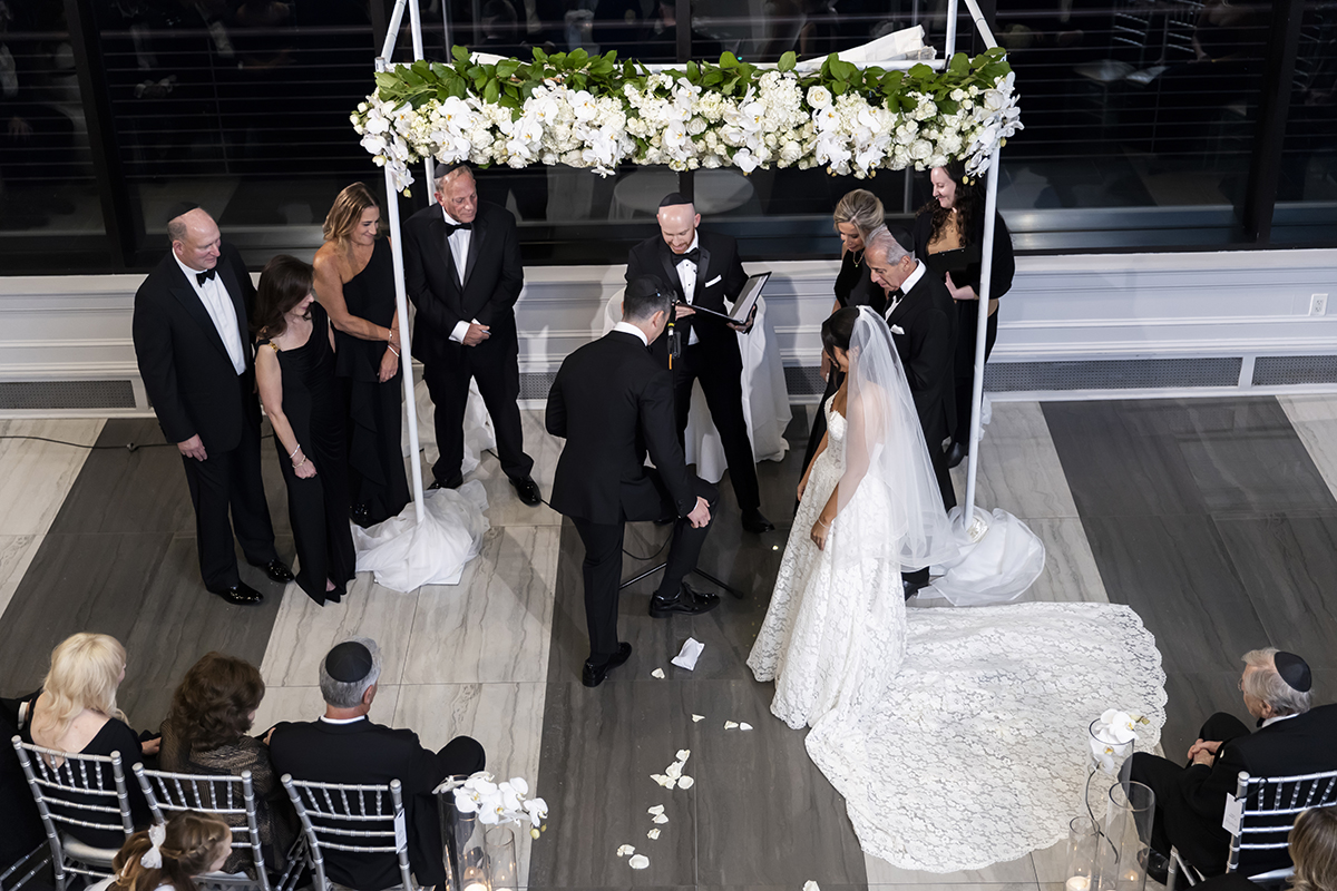 Jewish ceremony at Hudson House wedding