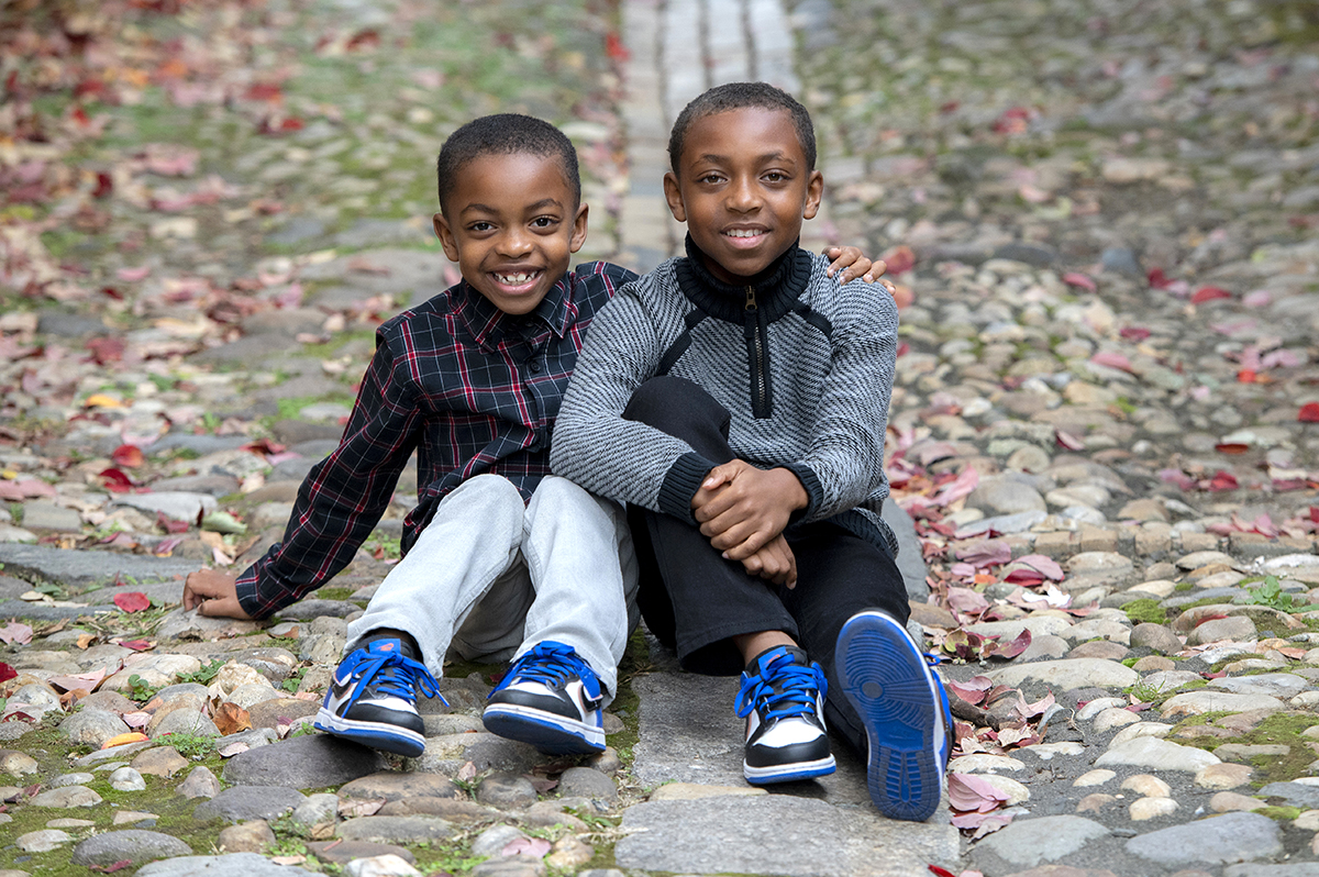 Old Town Alexandria Fall Family Photos | Alexandria Family Photographer | L Family