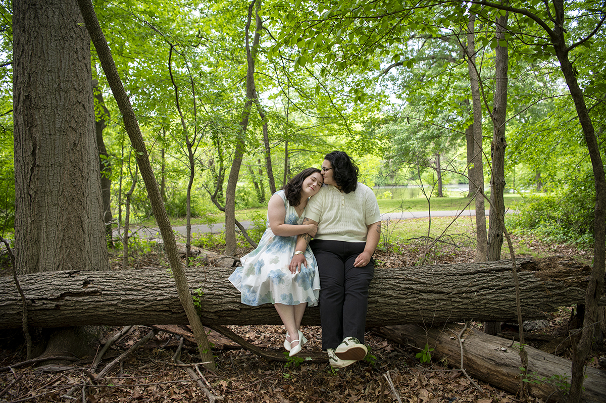 Mohawk Park Engagement Photos | Cranford Wedding Photographer | B+H